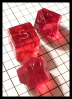 Dice : Dice - DM Collection - Armory Red Transparent 2nd Generation Extra